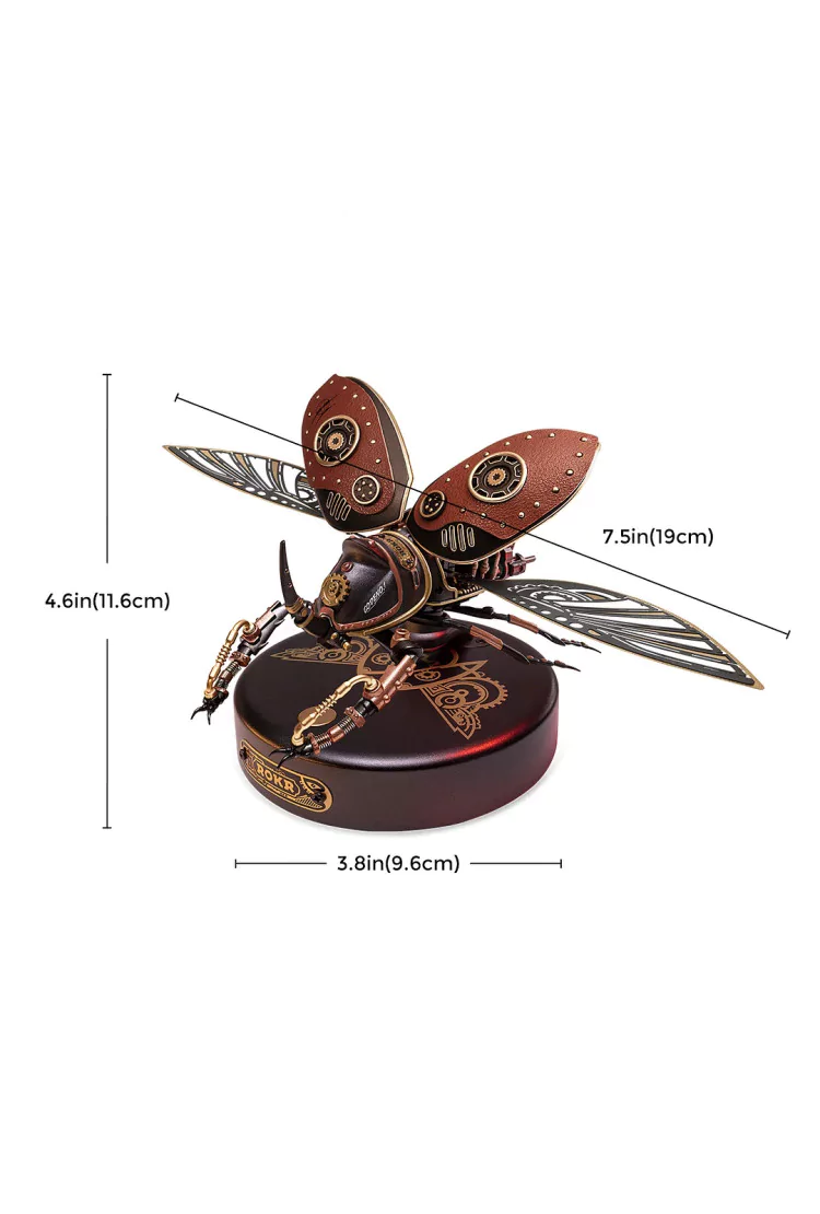 Конструктор Жук-носорог Robotime Rhinoceros Beetle