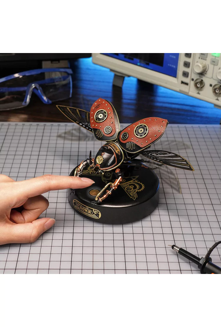 Конструктор Жук-носорог Robotime Rhinoceros Beetle
