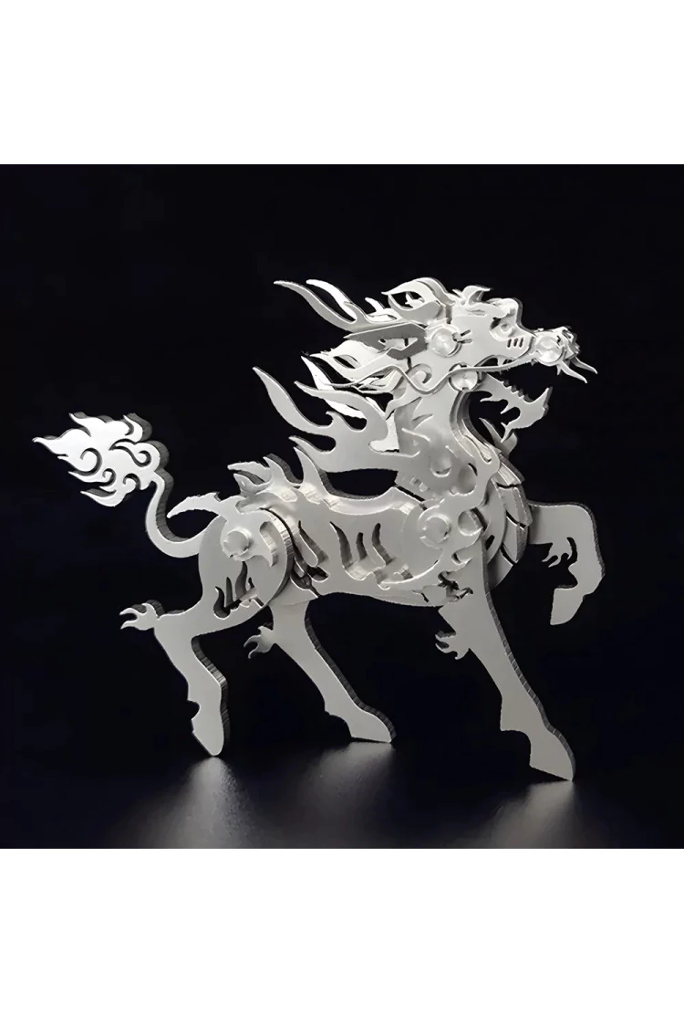 Конструктор металлический "Сверкающий Единорог" Warcraft DIY