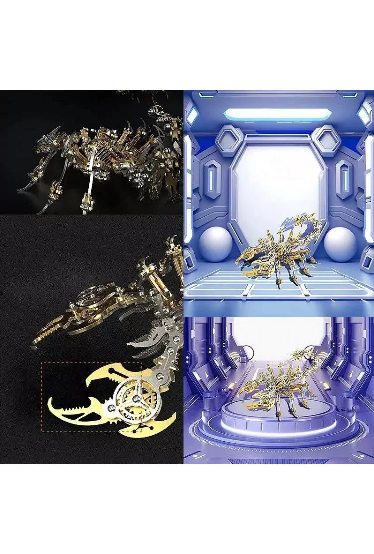 Сборная металлическая модель "Король скорпионов" Gold Plus Cyberpunk DIY
