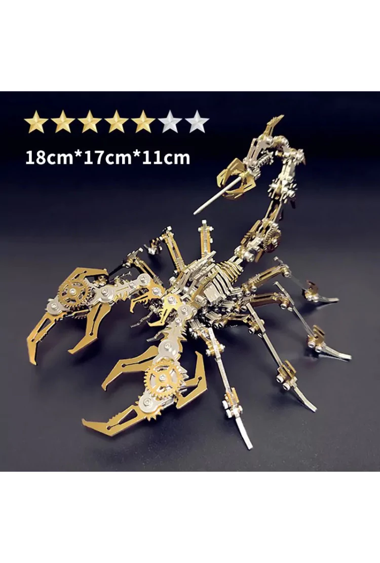Сборная металлическая модель "Король скорпионов" Gold Plus Cyberpunk DIY