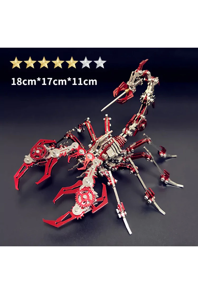 Сборная металлическая модель "Король скорпионов" Red Plus Cyberpunk DIY