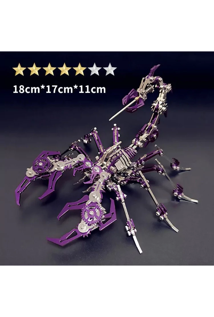 Сборная металлическая модель "Король скорпионов" Violet Plus Cyberpunk DIY