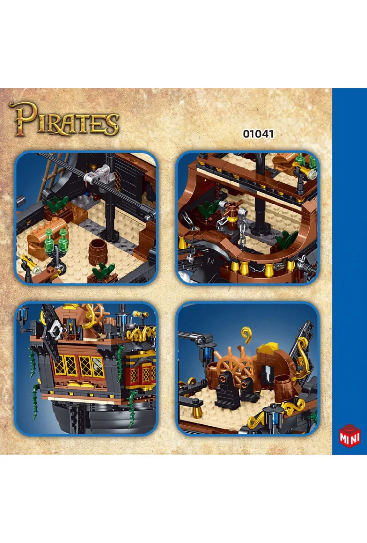 Конструктор Пиратский корабль Zhe Gao Pirates