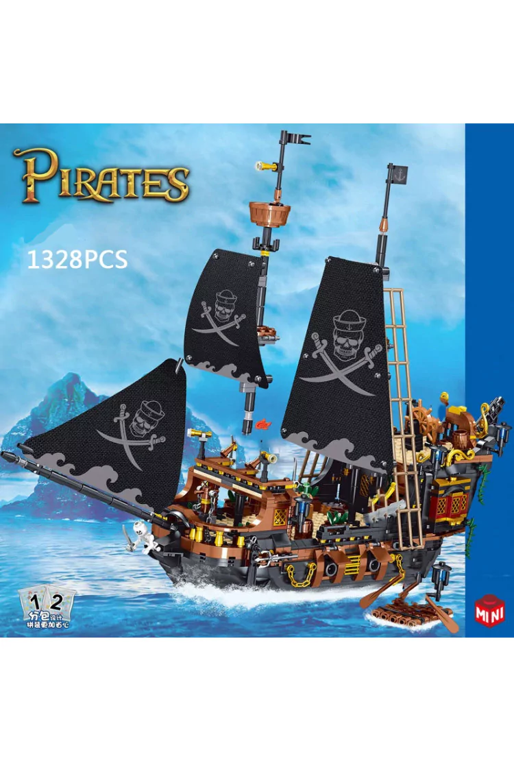 Конструктор Пиратский корабль Zhe Gao Pirates