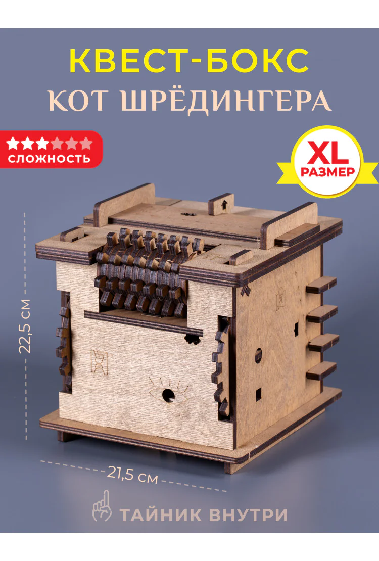 Большая Квест-шкатулка Кот Шрёдингера Мегабокс