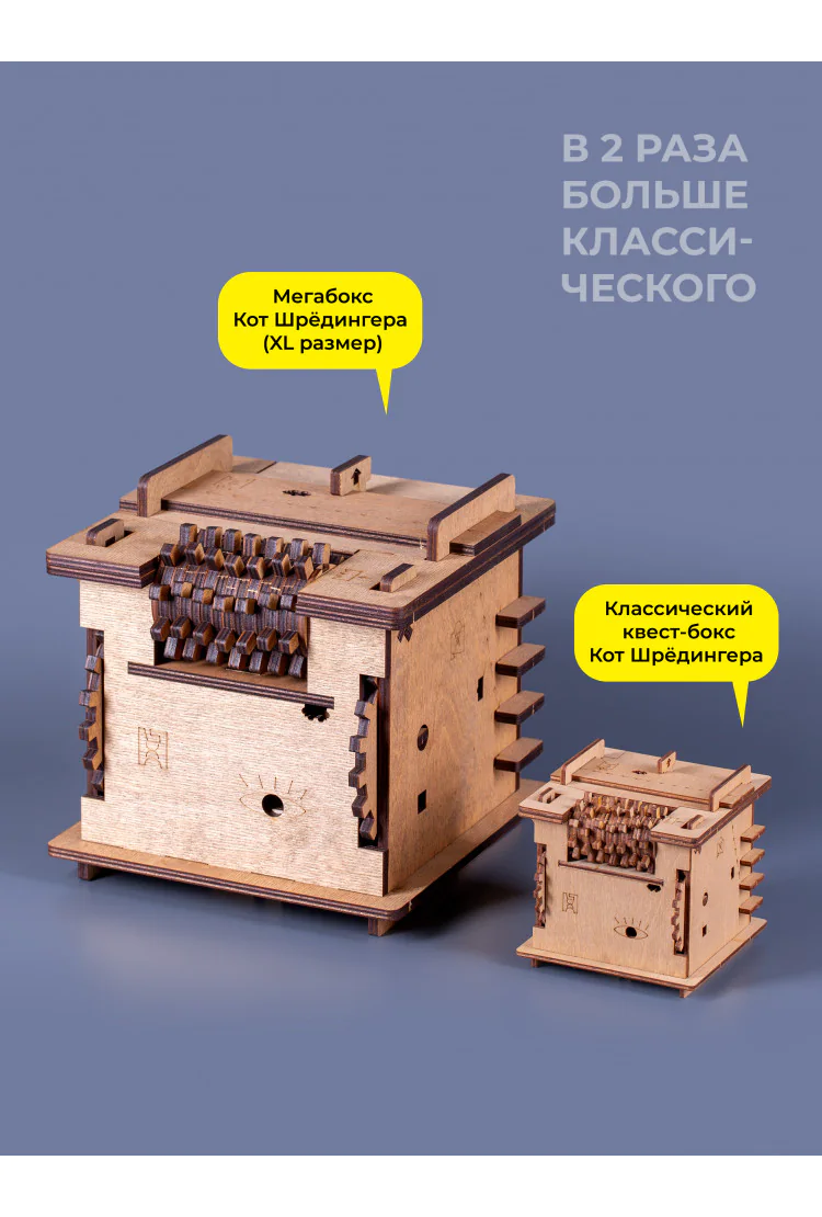 Большая Квест-шкатулка Кот Шрёдингера Мегабокс
