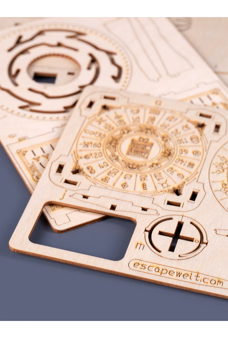 Квест-бокс конструктор EscapeWelt Secret Lock Box Constructor - Шкатулка с секретным замком DIY