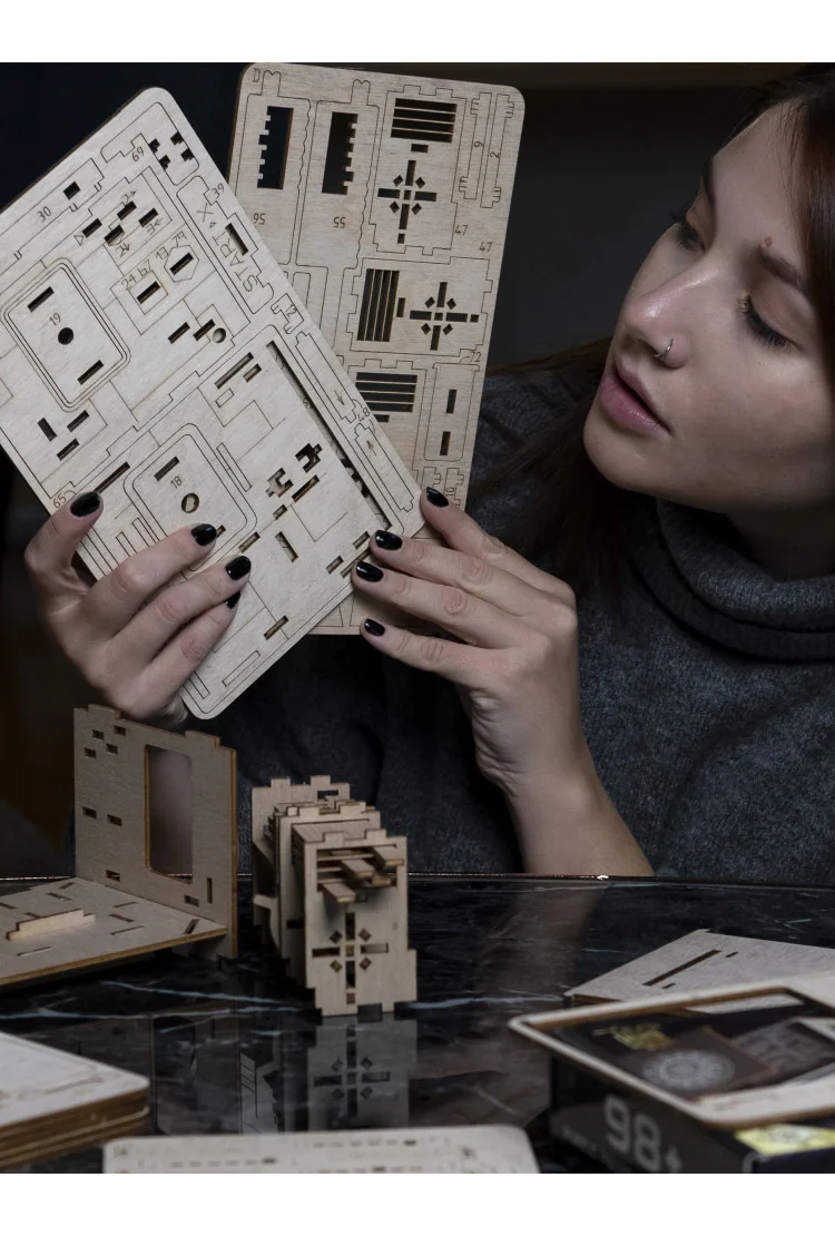 Квест-бокс конструктор EscapeWelt Space Box Constructor - Космический бокс DIY