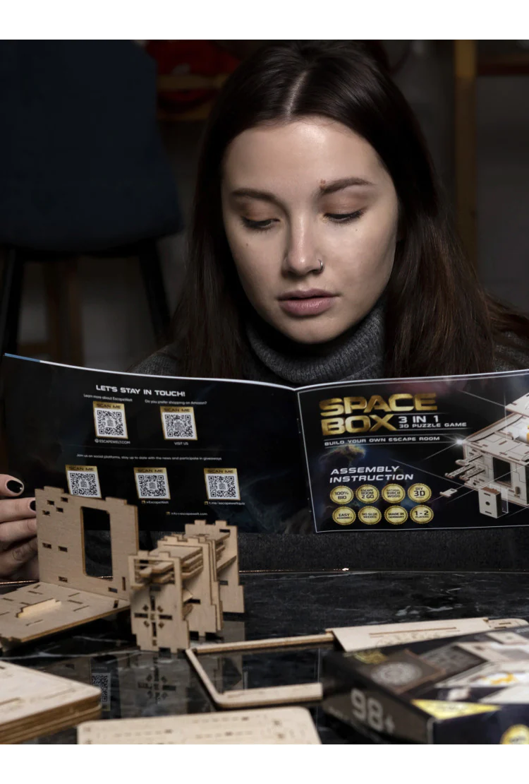 Квест-бокс конструктор EscapeWelt Space Box Constructor - Космический бокс DIY