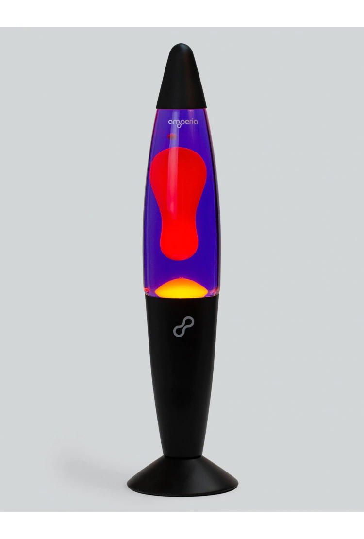 Лава лампа Amperia Rocket Оранжевая/Фиолетовая (35 см)