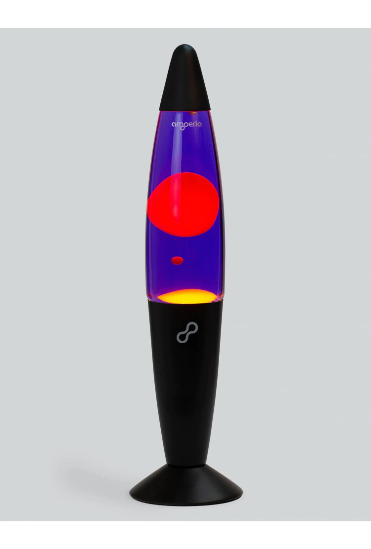 Лава лампа Amperia Rocket Оранжевая/Фиолетовая (35 см)