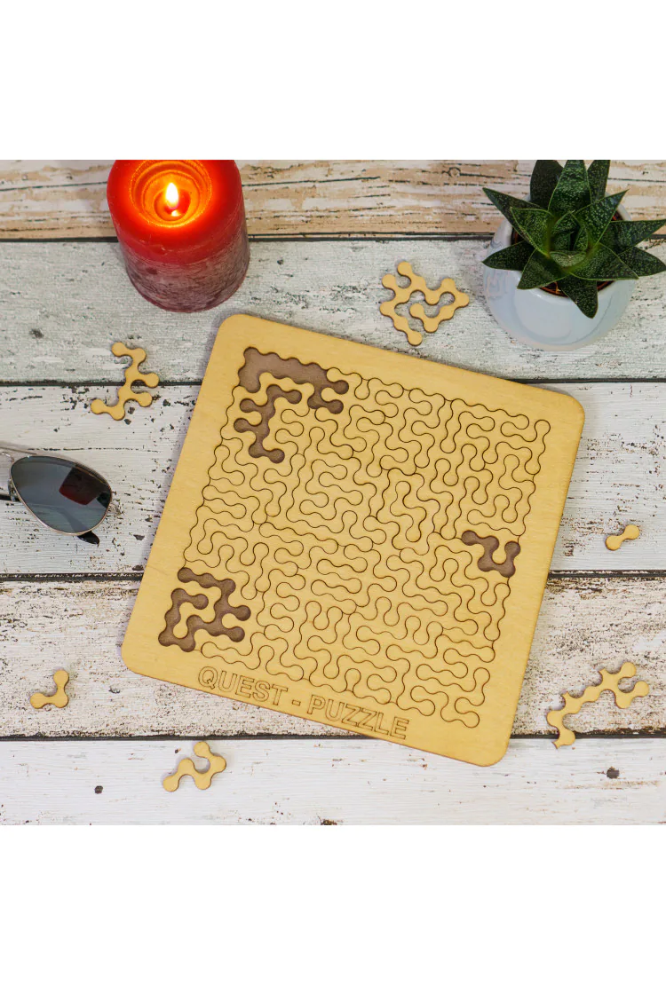 Деревянный пазл-головоломка EscapeWelt Quest Puzzle - Квест Пазл