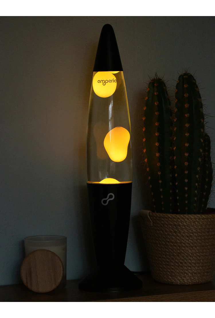 Лава лампа Amperia Void Smart Белая/Прозрачная (41 см) Black