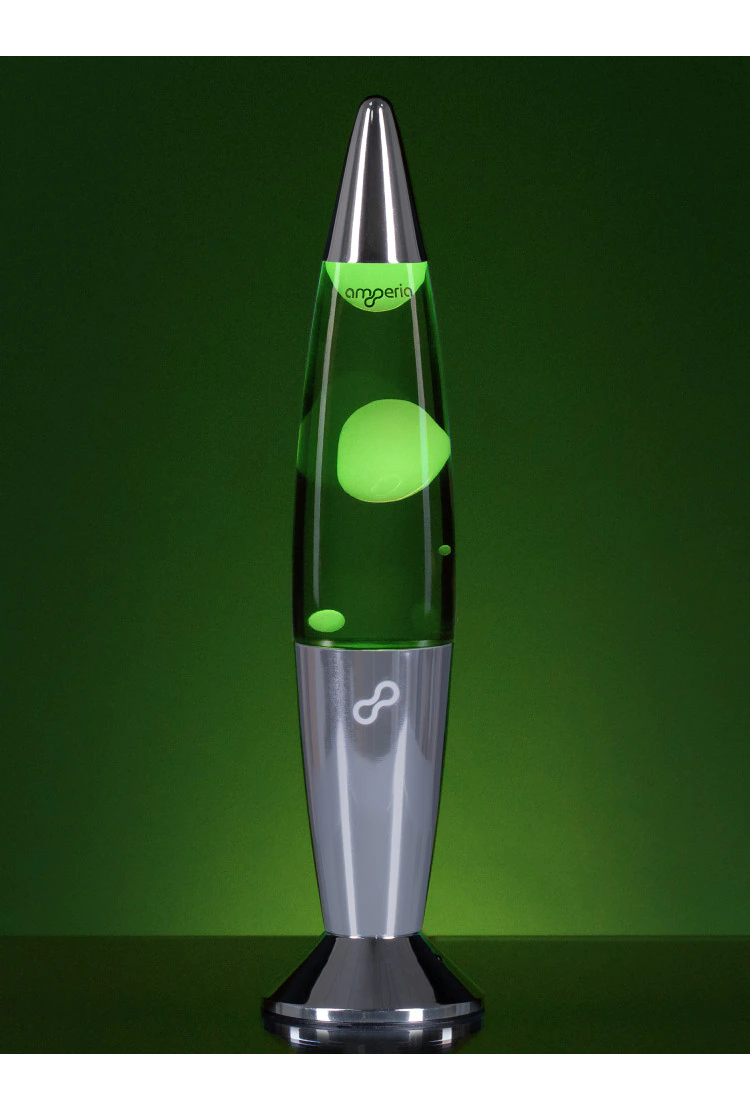 Лава лампа Amperia Void Smart Белая/Прозрачная (41 см) Chrome