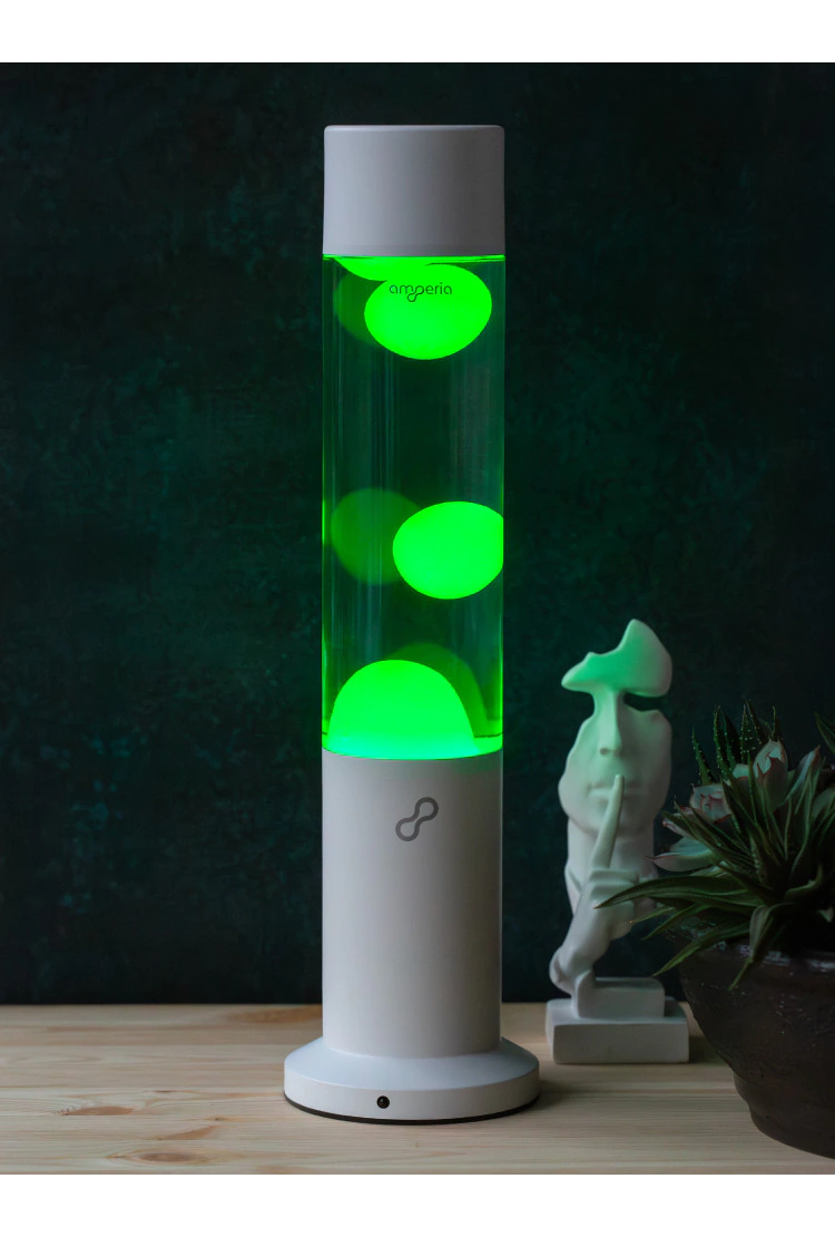 Лава лампа Amperia Tube Smart Белая/Прозрачная (39 см) White