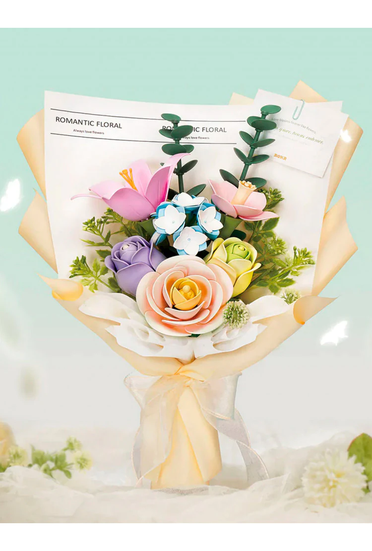 Конструктор 3D-пазл DIY Весенний букет Robotime Spring Time Bouquet