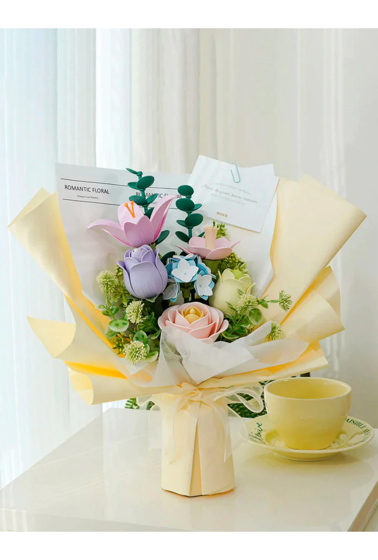 Конструктор 3D-пазл DIY Весенний букет Robotime Spring Time Bouquet