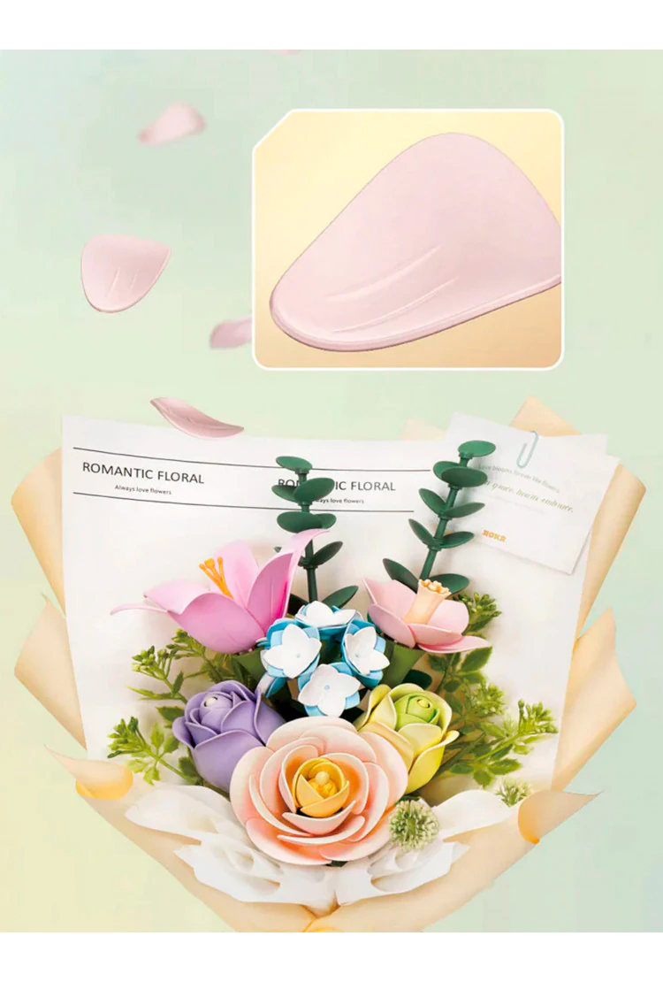Конструктор 3D-пазл DIY Весенний букет Robotime Spring Time Bouquet
