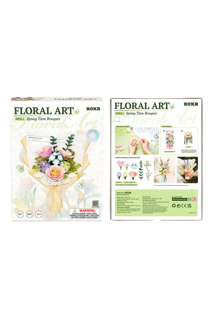 Конструктор 3D-пазл DIY Весенний букет Robotime Spring Time Bouquet