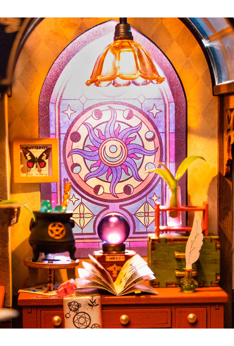 Румбокс интерьерный конструктор Магический кабинет Robotime The Magic Study