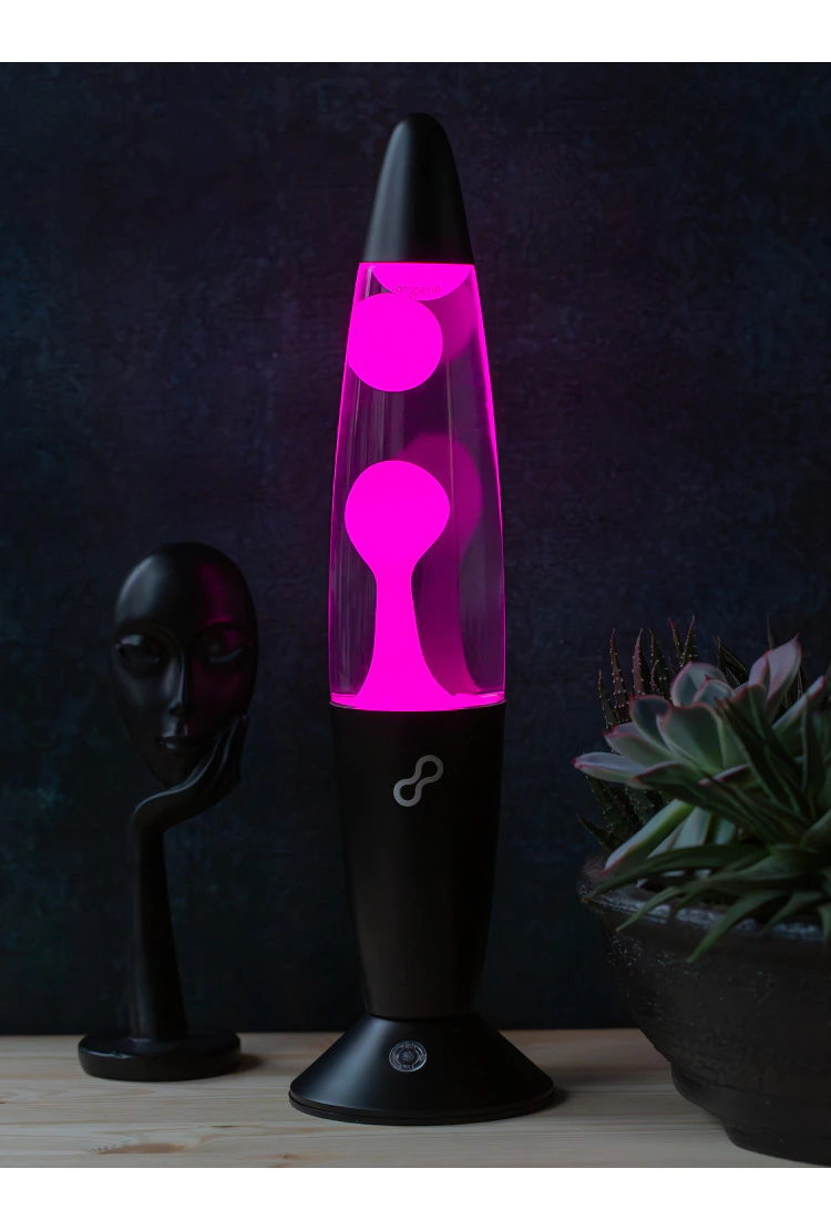 Лава лампа Amperia Rocket Smart Белая/Прозрачная (34 см) Black