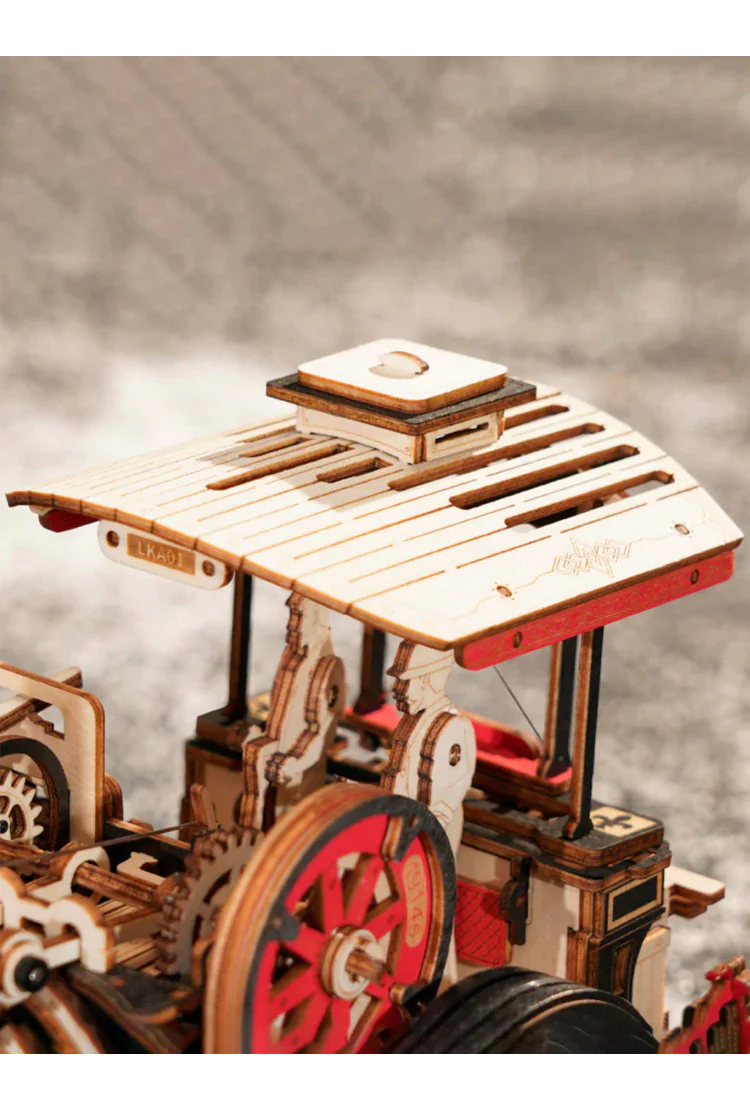 Деревянный механический конструктор Паровой Двигатель Robotime Steam Engine