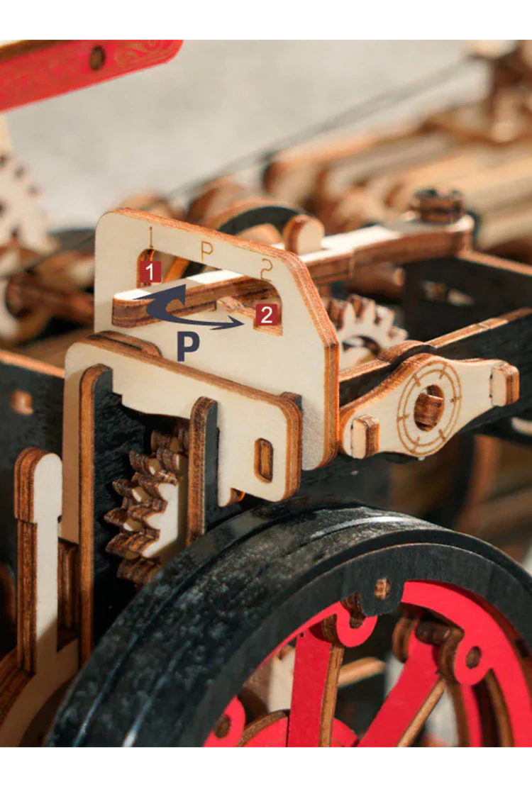 Деревянный механический конструктор Паровой Двигатель Robotime Steam Engine