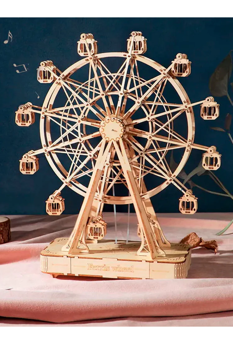 Конструктор музыкальная шкатулка Колесо обозрения Robotime Ferris Wheel
