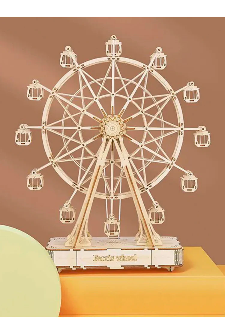 Конструктор музыкальная шкатулка Колесо обозрения Robotime Ferris Wheel