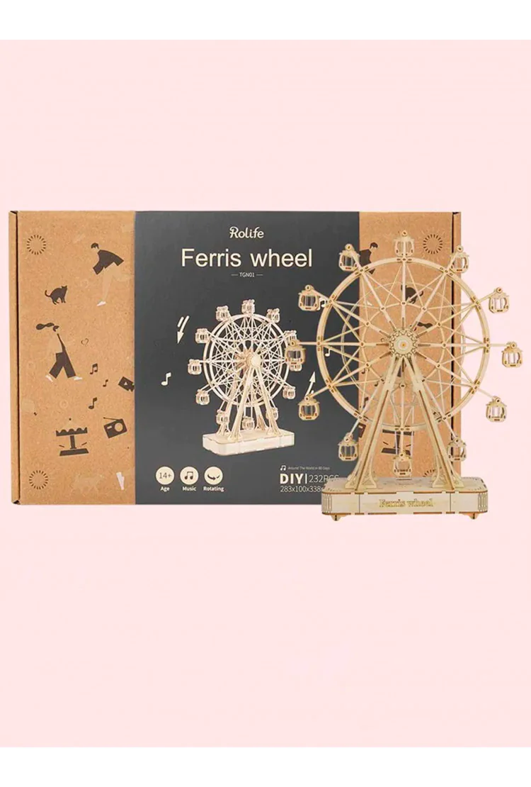 Конструктор музыкальная шкатулка Колесо обозрения Robotime Ferris Wheel