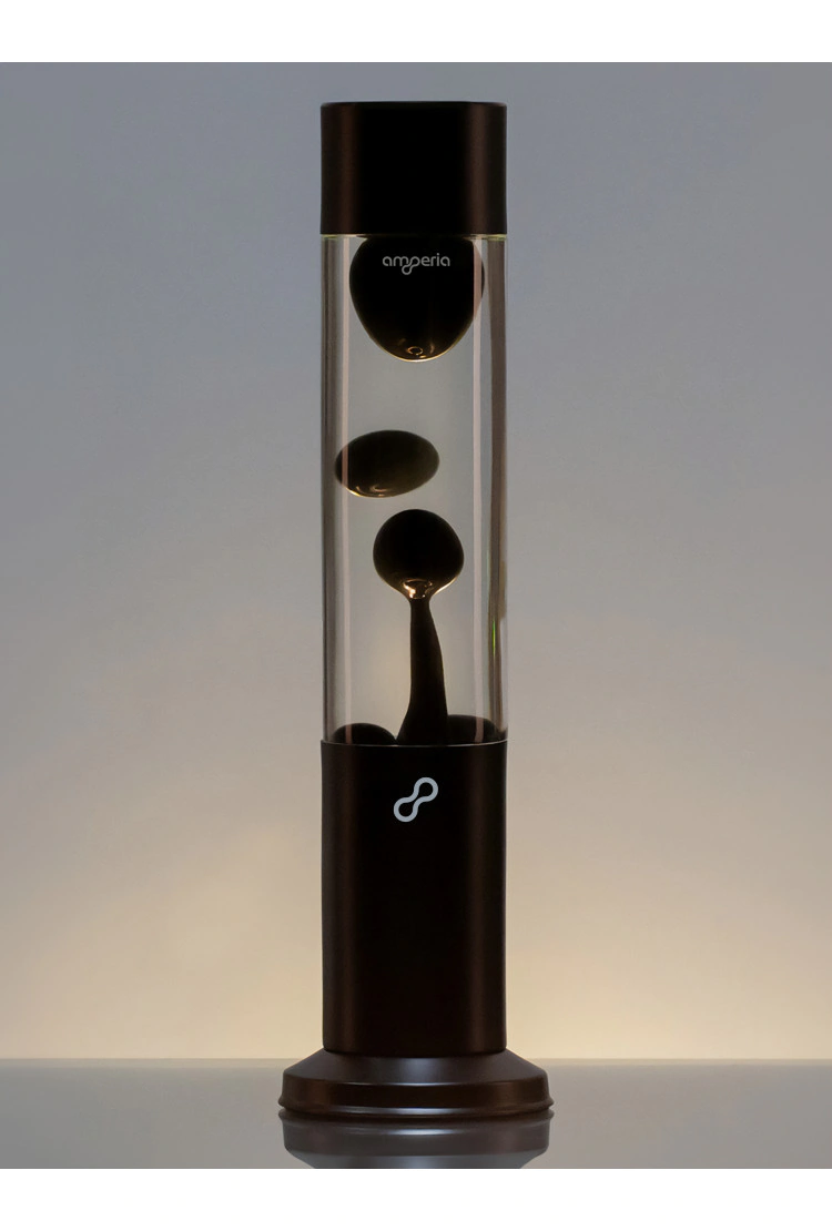 Лава лампа Amperia Tube Черная/Прозрачная (39 см) Black