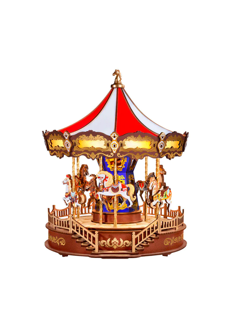 Конструктор музыкальная шкатулка Классическая карусель Robotime Classic Carousel