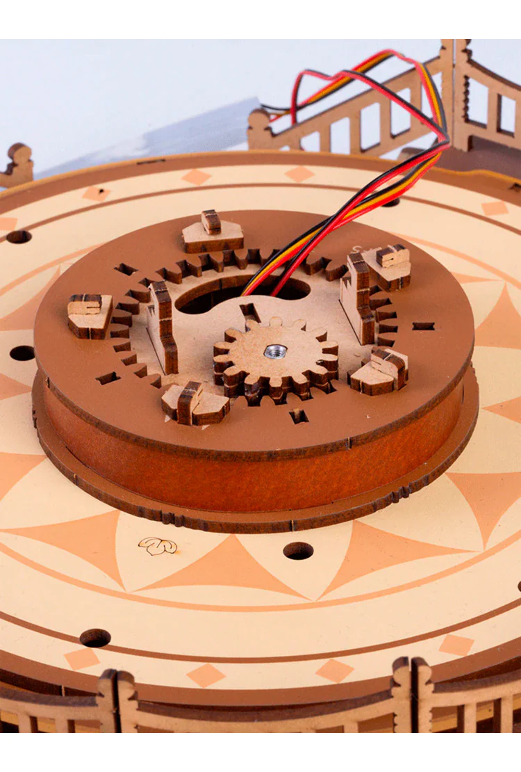 Конструктор музыкальная шкатулка Классическая карусель Robotime Classic Carousel