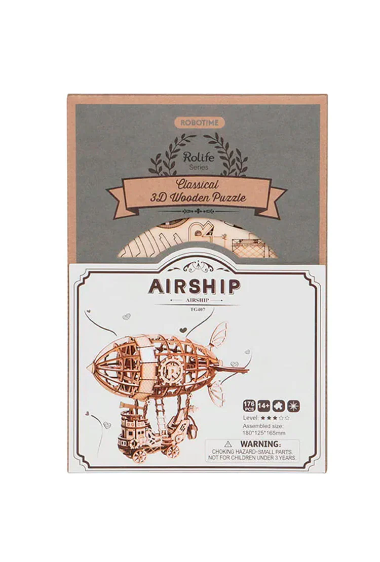 Деревянный конструктор Дирижабль Robotime Airship