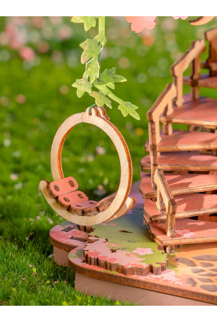 Деревянный конструктор Домик на дереве Сакура Robotime Sakura Tree House