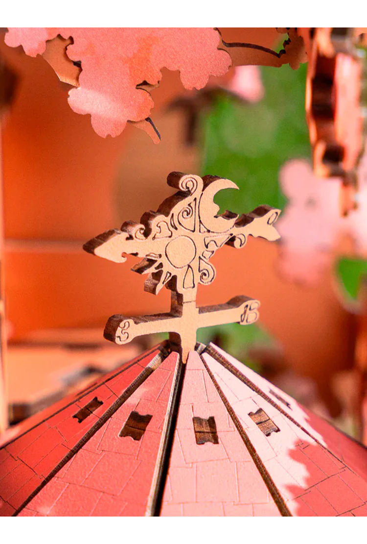 Деревянный конструктор Домик на дереве Сакура Robotime Sakura Tree House