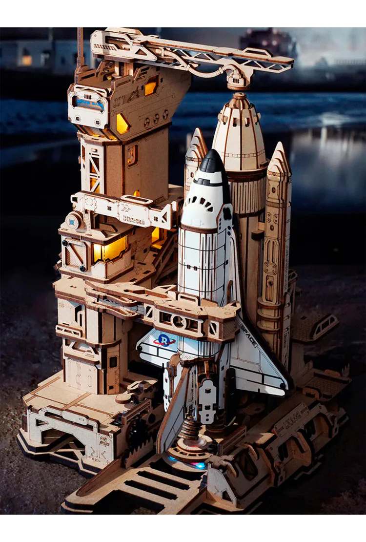Деревянный механический конструктор Космический Шаттл Robotime Space Shuttle