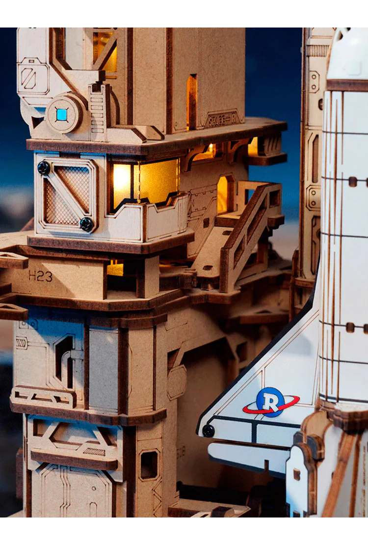 Деревянный механический конструктор Космический Шаттл Robotime Space Shuttle