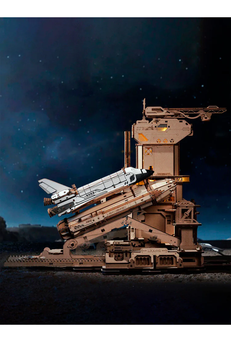 Деревянный механический конструктор Космический Шаттл Robotime Space Shuttle