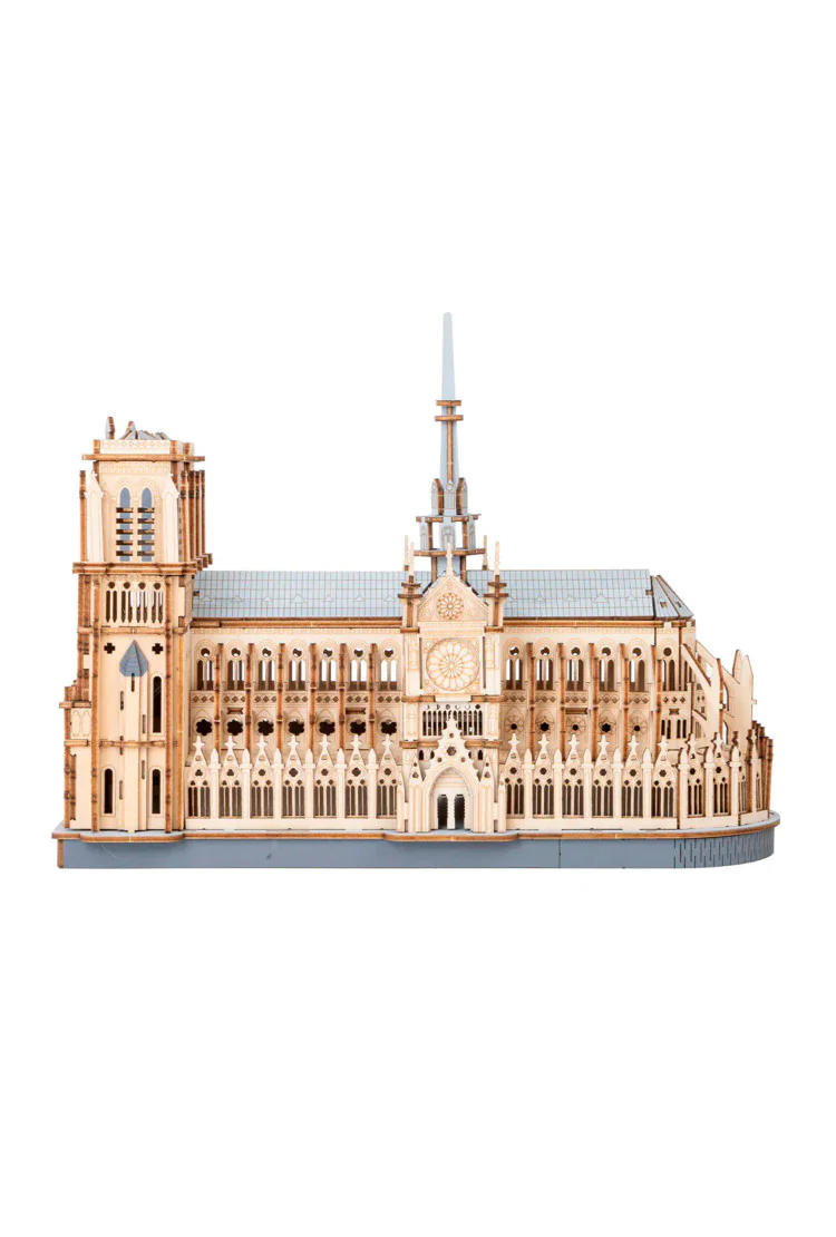 Деревянный конструктор Парижский собор Robotime Paris Cathedral