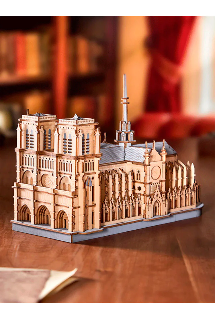 Деревянный конструктор Парижский собор Robotime Paris Cathedral
