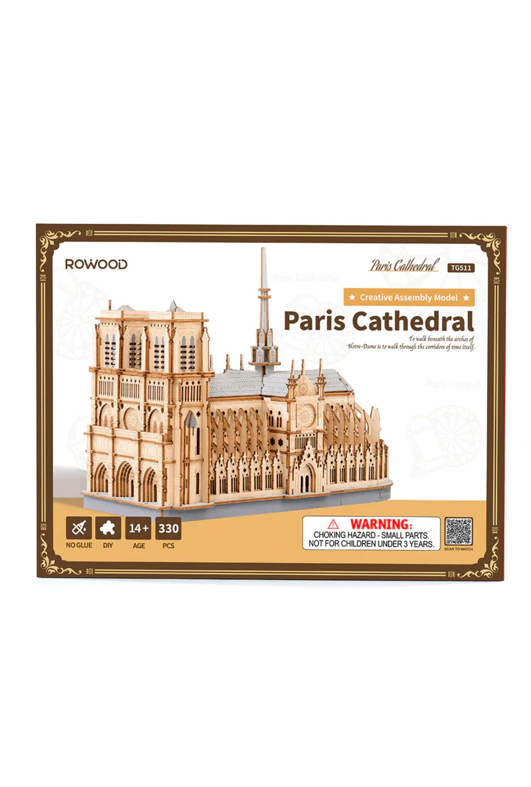 Деревянный конструктор Парижский собор Robotime Paris Cathedral
