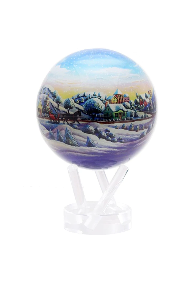 Глобус самовращающийся MOVA GLOBE d12 см Рождественский шар