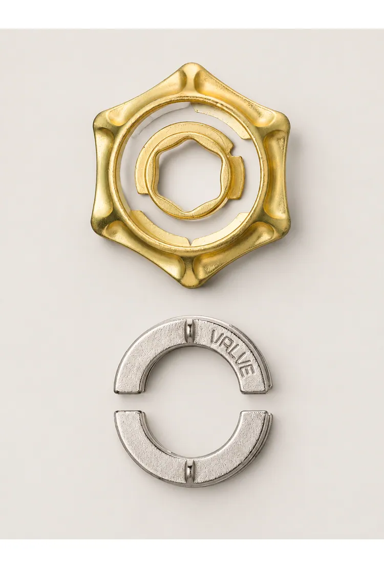 Hanayama Головоломка Вентиль / Huzzle Cast Valve 4* (5*5*5 см)