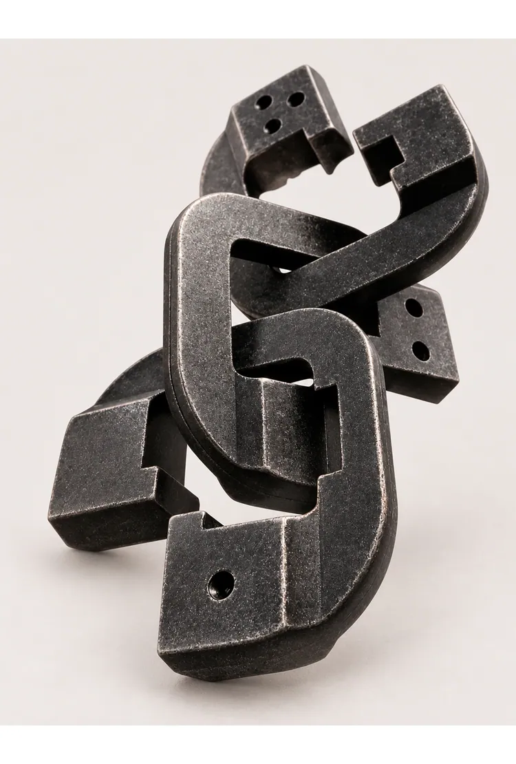 Hanayama Головоломка Цепь / Huzzle Cast Chain 6* (8*4*1 см)