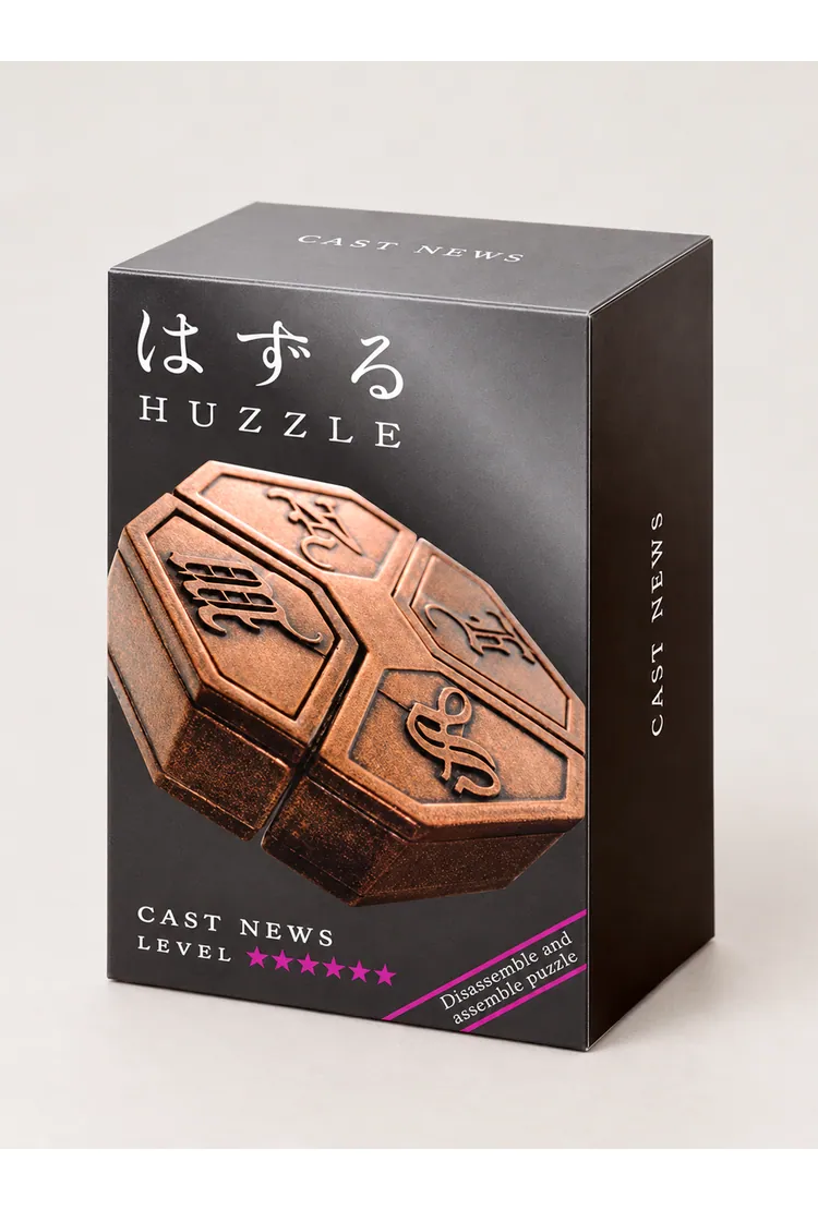 Hanayama Головоломка Новости / Huzzle Cast News 6* (4.5*4.5*2 см)