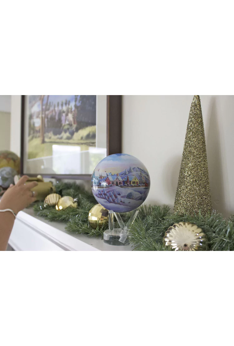 Глобус самовращающийся MOVA GLOBE d12 см Рождественский шар