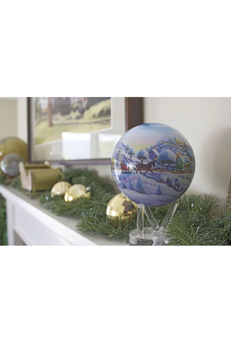 Глобус самовращающийся MOVA GLOBE d12 см Рождественский шар