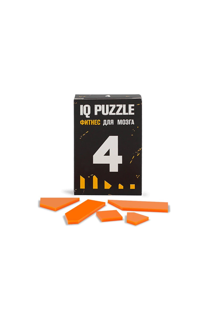 IQ PUZZLE Цифра 4 (5 деталей)